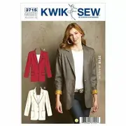 Kwik Sew Sewing Pattern 3715 Misses Jacket Size XS-XL