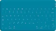 Logitech - Keys-To-Go Portable Keyboard for all Apple® iOS Devices - Teal