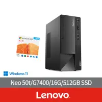 在飛比找momo購物網優惠-【Lenovo】微軟M365組★G7400雙核商用電腦(Ne