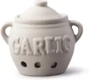 Kilo BA113 Classic Ceramic Garlic Storage Pot. 11cm, Beige, One Size