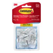 3M 17067CLR-9ES Clear Command Wire Adhesive Hook 3/4 D x 1-5/8 H in.