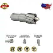 Efficient 1-5/8" Carbide Annular Cutter with Pilot Pin for Magnetic Drill Press