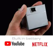 WoW Pocket Projector MP-100 Wireless Mini Smart Projector - Netflix built-in