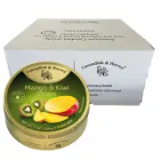 Cavendish and Harvey Mango & Kiwi Drops 200g Tin Sweets Lollies x 10