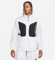 Nike Jordan 23 Engineered Men's Statement Jacket, DJ0255-100 White Black, Large