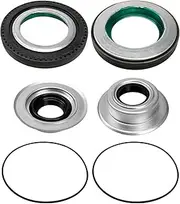 Front Axle Vaccum Knuckle Seal and Hub O-Ring and Dust Seals Kit Fit For Ford Super Duty F250 F350 F450 F550 Dana Super 60 2005-2014 Replace 2017426 2014835 54983
