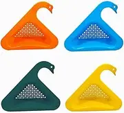 Jindizi 4 Pack Swan Drain Basket for Kitchen Sink, Sink Filter Rack, Kitchen General Fruit and Vegetable Drain Basket, Swan Drain Basket, Sink drainers, Sink Strainers
