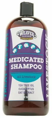 Medicated Shampoo for All Livestock Naturally antiseptic 1Qt