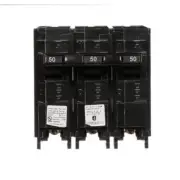 Siemens Type QPH Circuit Breaker Standard Trip 3-Poles 50 Amp 240 V Bolt On
