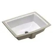 KOHLER Bathroom Sinks 20" Rectangular Classic Undermount Overflow Drain White