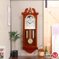 在飛比找momo購物網優惠-【LOGIS】歐式復古擺鐘(時鐘 掛鐘 擺鐘)