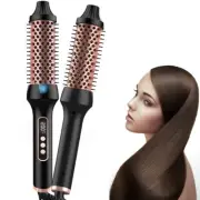 Hair Styler 3-in-1 Hot Air Brush,360° Rotating Round Brush for Stralgnten Curly
