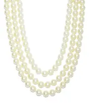 Kenneth Jay Lane Barbara Imitation Pearl Necklace, 17