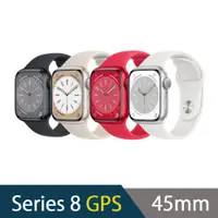 在飛比找蝦皮商城優惠-Apple Watch S8 45mm 鋁金屬錶殼配運動錶帶