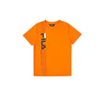 FILA KIDS 童短袖圓領上衣-橘色 1TEY-4907-OR