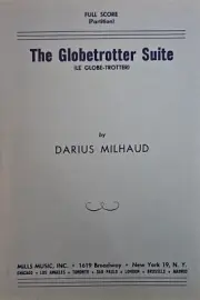Darius Milhaud - The Globetrotter Suite (Le Globe-Trotter) Full Score - NEW