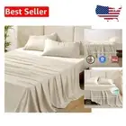 King-Sized Comfort in Full Size Bamboo Sheets - Breathable & OEKO-TEX Approved