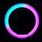 10in Ring Light RGB LED Dimming Video Studio Fill Light 3200‑6400K For Vlog Fit