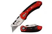 M-Tech USA Red Utility Blade Folding Knife 95mm Closed Length (K-MT-UT001RD)