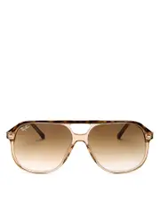 Ray-Ban Brow Bar Aviator Sunglasses, 56mm