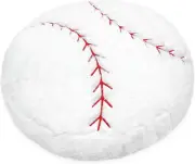 Baseball Plush, 18 inch Baseball Pillow Soft Fluffy Football Stuffed Plushies To