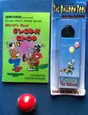 Magician's or Clown Performer Apparatus 63 Page Gag Booklet, Nose Balloon Tool