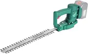 Electric Hedge Trimmer Portable Wireless Garden Trimming Grass Shear, Rechargeable Lithium Battery Bush Trimmer, 21V3A Double-Edged / 14.4inches Blade Length (Color : Green, Size : Straight Edge)
