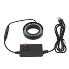 5V USB Ring Light LED Beads Adjustable Brightness Circular Fill Lamp Tools New