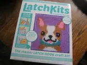 2022 LatchKit FRENCHIE PUP MINI RUG 12" x 11" Wall or Floor Kit #1802~~NIB!!