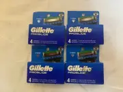 4 Packs of Genuine Gillette Proglide 5 Blade Razor Refills-16 Cartridges Total