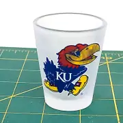 University of Kansas Jayhawks Shot Glass KU NCAA Basketball Big 12 College Bar