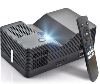 AAXA M8 UST Ultra Short Throw 4K Laser Projector 1100 LD Lumens, BT 5.4, Wifi 6,