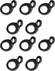 10Pcs Multi-Purpose Tie-Down Anchors Hooks, Dirt Bike Tie Down Strap Rings Accessories for Truck, Camper, Trailer