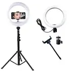 12" Selfie Ring Light LED w/Adjustable Tripod Stand &Holder for LiveStream