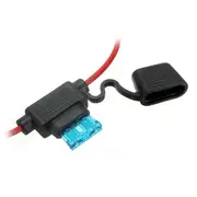 2Set Waterproof Car Auto 15Amp In Line Blade Fuse Holder Fuses