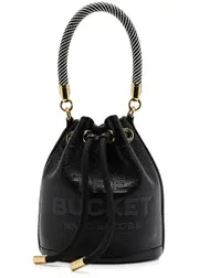 Marc Jacobs The Bucket Mini Leather Bucket bag - Black ONE SIZE