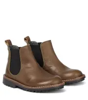 [Bonpoint] Bonpoint Mathis brushed leather ankle boots UK 10 green