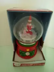 Elf on the Shelf Brown tone Snow Globe Lights and Music New in box