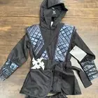 POTTERY BARN KIDS NINJA GLOW IN THE DARK HALLOWEEN COSTUME SIZE 4-6 KIDS