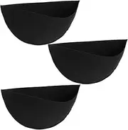 HOLIDYOYO Flower Pot Liners 3 Pack Fabric Basket Liners Slip for Plant Pots Balcony Elegant Design