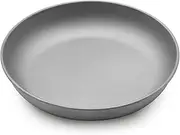 Lightweight Titanium Plate Dinner Fruit Plate Pan Food Container for Outdoor Camping Hiking Backpacking Picnic BBQ