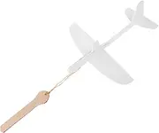 BESPORTBLE Airplane Glider Plane Throwing Airplane Foam Gliders Planes Epp White