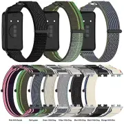 For Huawei Band 8/8 NFC/9 /9 NFC Watch Straps Nylon Woven Loop Strap Watchband