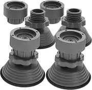 LABRIMP Washing Machine Base Support 4pcs Height Adjustable Foot Pads for Washer Dryer