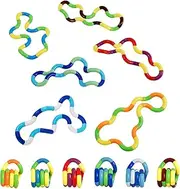 U/R Tangles Fidget Toys, Fidget Toys, 6PCS Sensory Toys, Tangles Fidget, Tangles Relax Therapy Anxiety Stress Relief Items Therapy Toy, Decompression Toys, Fidget to Focus (Multi-Color)