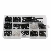 9 Types Assortment Box Electric Guitar Screw Kit for Bridge Pickup Pickguard BK