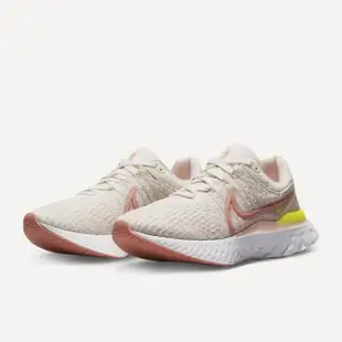 【NIKE 耐吉】慢跑鞋 運動鞋 W NIKE REACT INFINITY RUN FK 3 女鞋 粉(DD3024102)