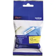 Brother P-Touch M-K631 Labelling Tape - Black on Yellow M Tape 12mm X 8 Meters