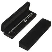 Long Chain Necklace Box Velvet Jewelry Pendant Display Box for Wedding Proposal