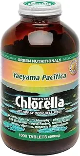 Green Nutritionals Yaeyama Pacifica Chlorella 1000 tablets - Vegan Vegetarian
